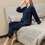 Imported Classic Pure Silk Suit Set (Buy 1 Get 1 Comfy Bra Free)😍