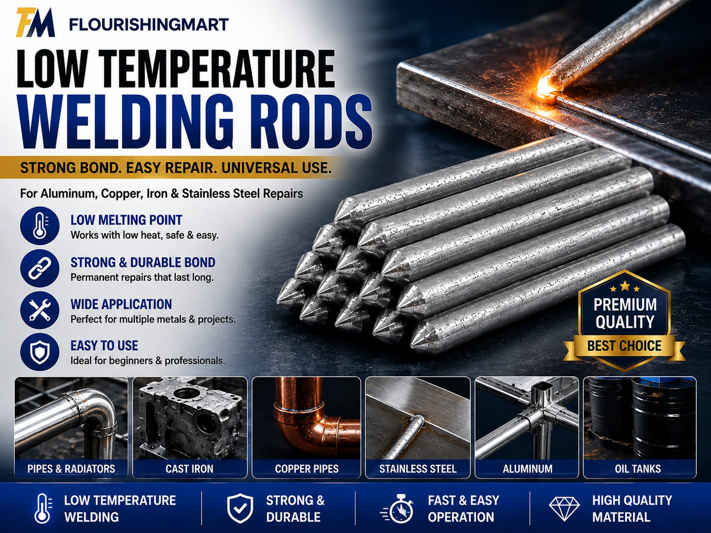 Imported Low Temperature Welding Rods – Universal Metal Repair