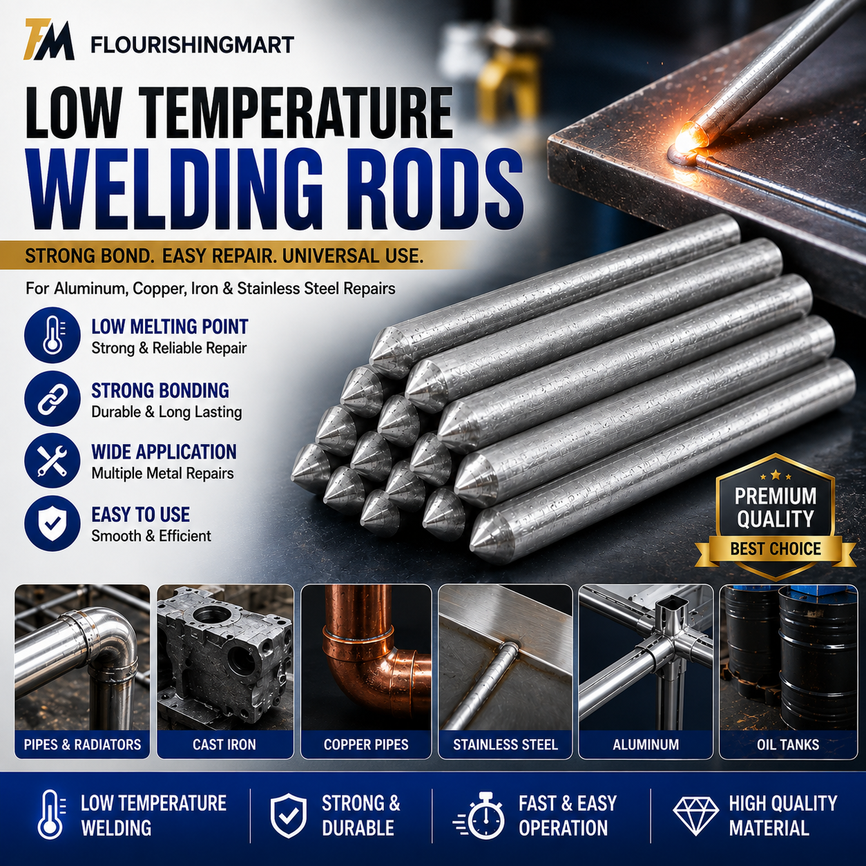 Imported Low Temperature Welding Rods – Universal Metal Repair