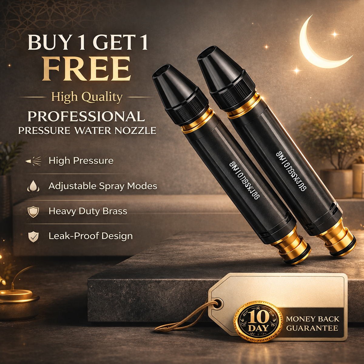 Buy 1 Get 1 FREE High Quality Professional Pressure Water Nozzle