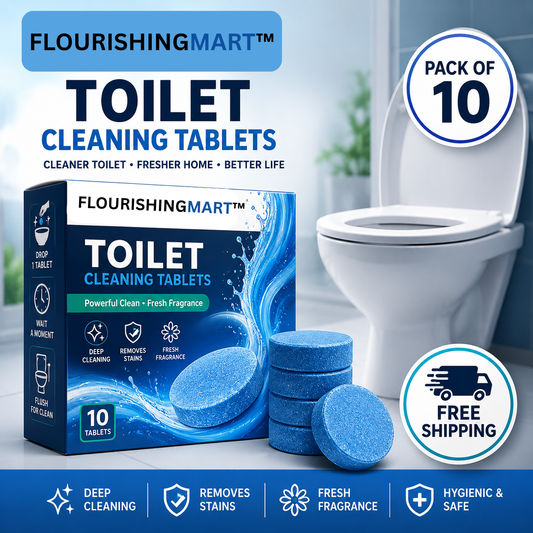 Imported Toilet Bowl Cleaner Tablets (Pack Of 10) (HIGHLY RECOMMENDED💯)(50% OFF ON SALE🤩🤩)
