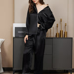 Imported Classic Pure Silk Suit Set (Buy 1 Get 1 Comfy Bra Free)😍