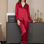 Imported Classic Pure Silk Suit Set (Buy 1 Get 1 Comfy Bra Free)😍